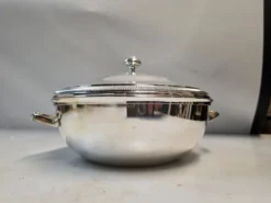 Soupière ou Légumier en Métal Argenté – Orfèvrerie de France