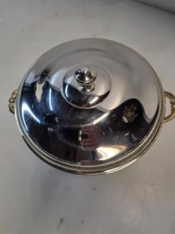 Soupière ou Légumier en Métal Argenté – Orfèvrerie de France