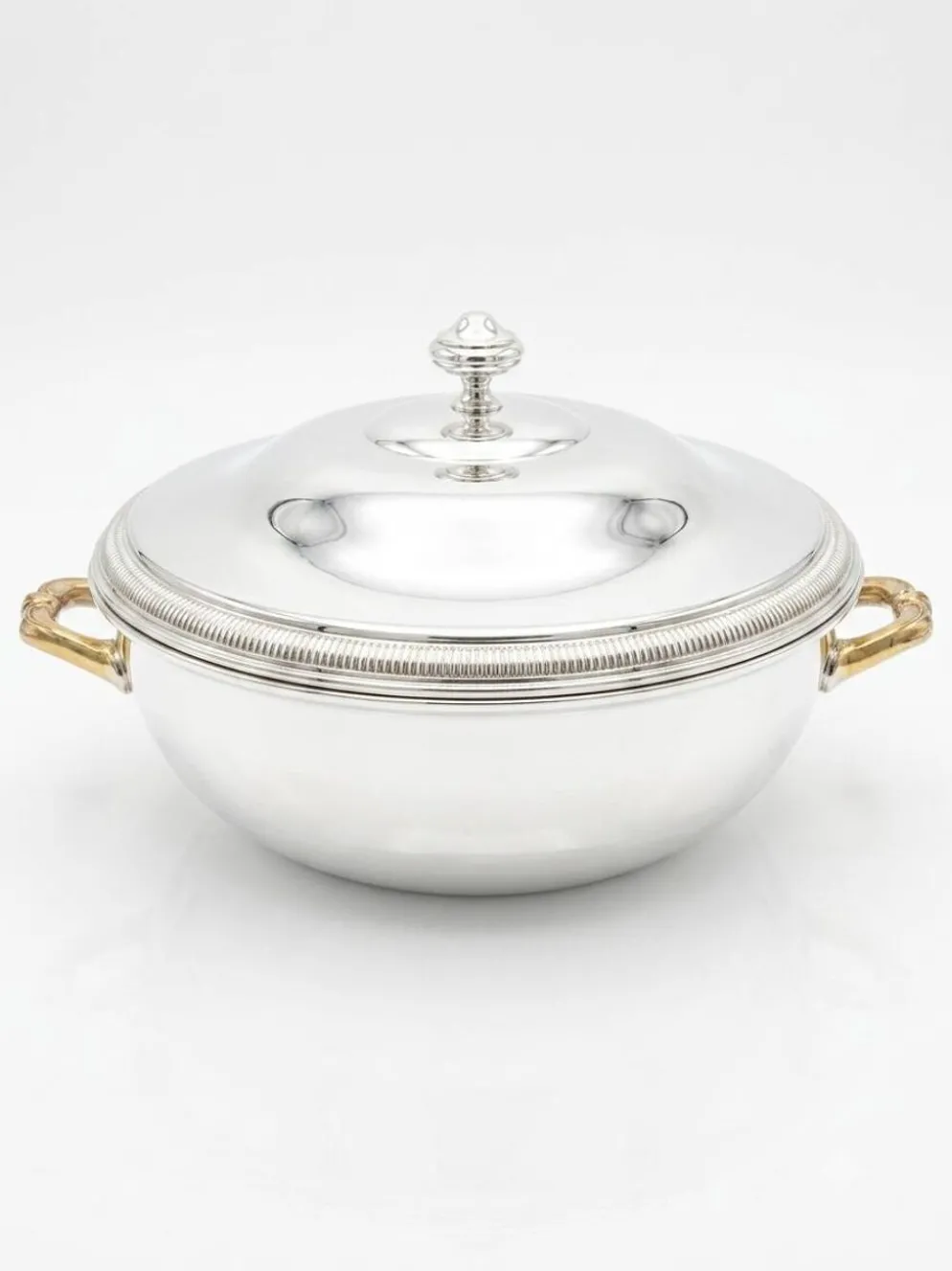 Soupière ou Légumier en Métal Argenté – Orfèvrerie de France