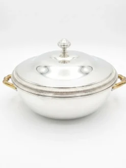 Soupière ou Légumier en Métal Argenté – Orfèvrerie de France