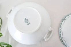 Soupière ou saladier modèle René, Saint Amand, Terre de Fer, manufacture française
