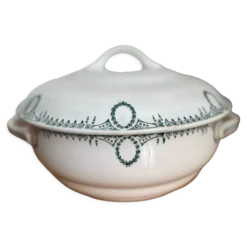 Soupière plat terre de fer Saint-Amand