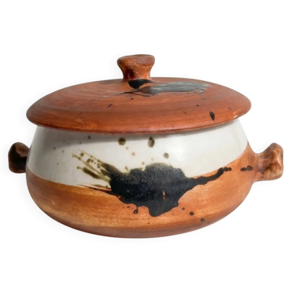 Soupière Poterie de la Colombe Madeleine Brault – Vallauris