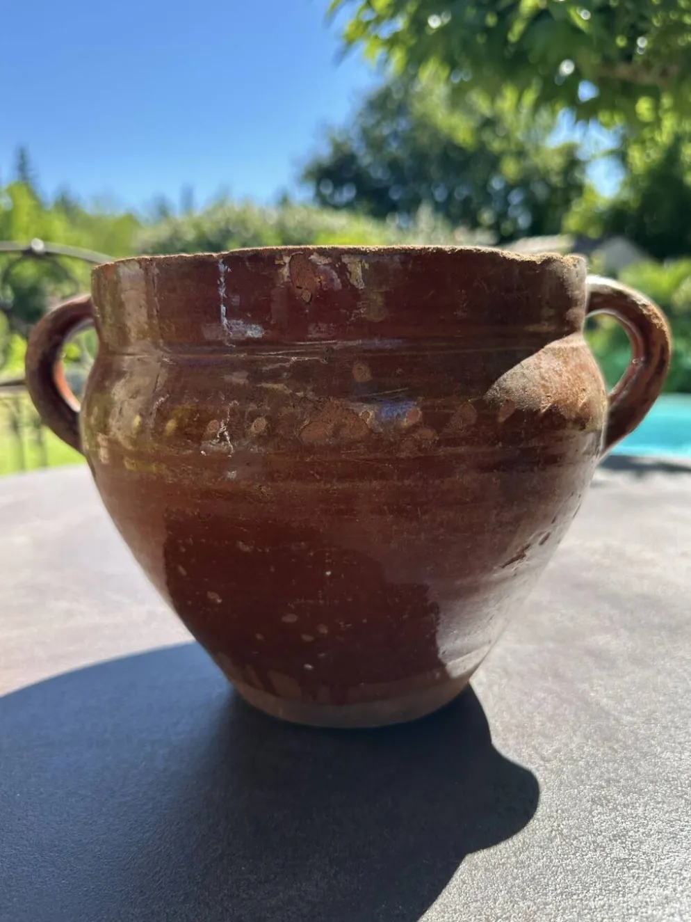 Soupière poterie en terre cuite