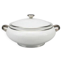 Soupière Raynaud modèle Fontainebleau platine