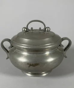 Soupière Signée Jean Despres ( 1889 - 1980 ) Style Moderniste