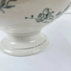 Soupière terre de fer Pexonne "Lucrèce" XIXe, vert