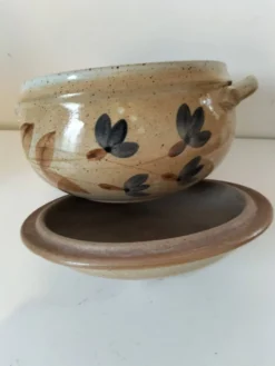Soupière vintage en grès du Marais – charme rustique, esprit cottagecore