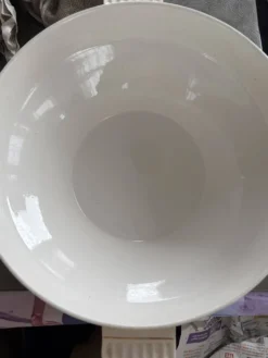 Soupière vintage fleurs art déco Versailles porcelaine opaque