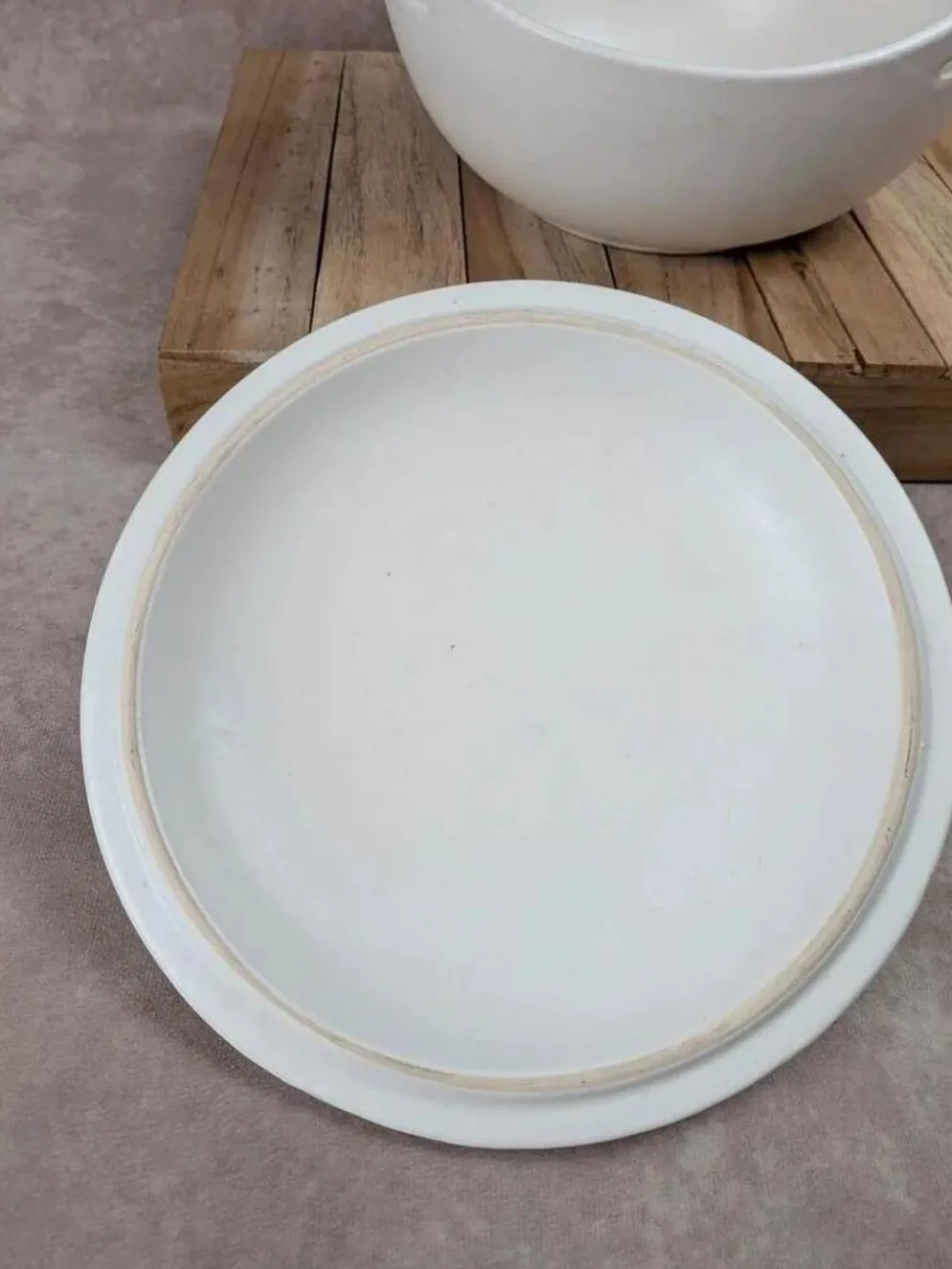 Soupière vintage Niderviller années 70 – style Capron Vallauris