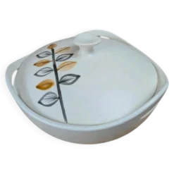 Soupière vintage Niderviller années 70 – style Capron Vallauris
