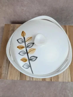 Soupière vintage Niderviller années 70 – style Capron Vallauris