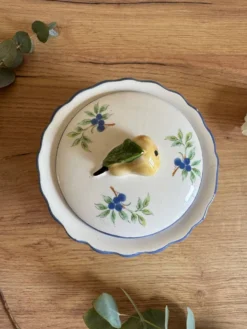 Soupière vintage oiseau