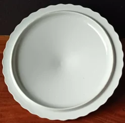 Soupière vintage, porcelaine Vitriam France, Phoenix sur une branche fleuri