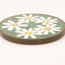 Sous-plat vintage bohême marguerites