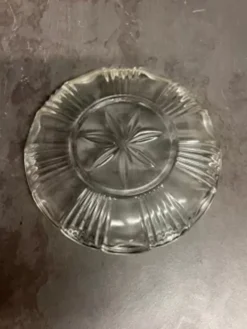 Sous tasse en verre