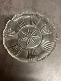 Sous tasse en verre