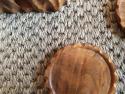 Sous verres en bois