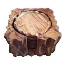 Sous verres en bois