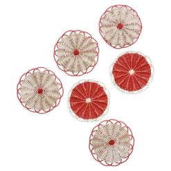 Sous verres en fil de scoubidous