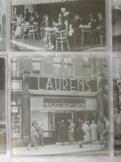 6 sous-verres en verre vintage.