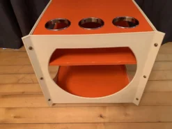 Space Age mobile bar table, 1970s