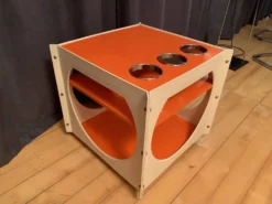 Space Age mobile bar table, 1970s