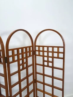 Séparateur de pièce en teck houten kamerscherm