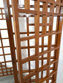 Séparateur de pièce en teck houten kamerscherm