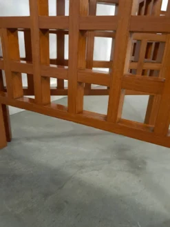 Séparateur de pièce en teck houten kamerscherm