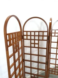 Séparateur de pièce en teck houten kamerscherm