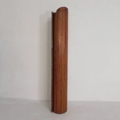Séparateur de pièce S.N.S.A. avec lattes de pin style Baumann, années 1950