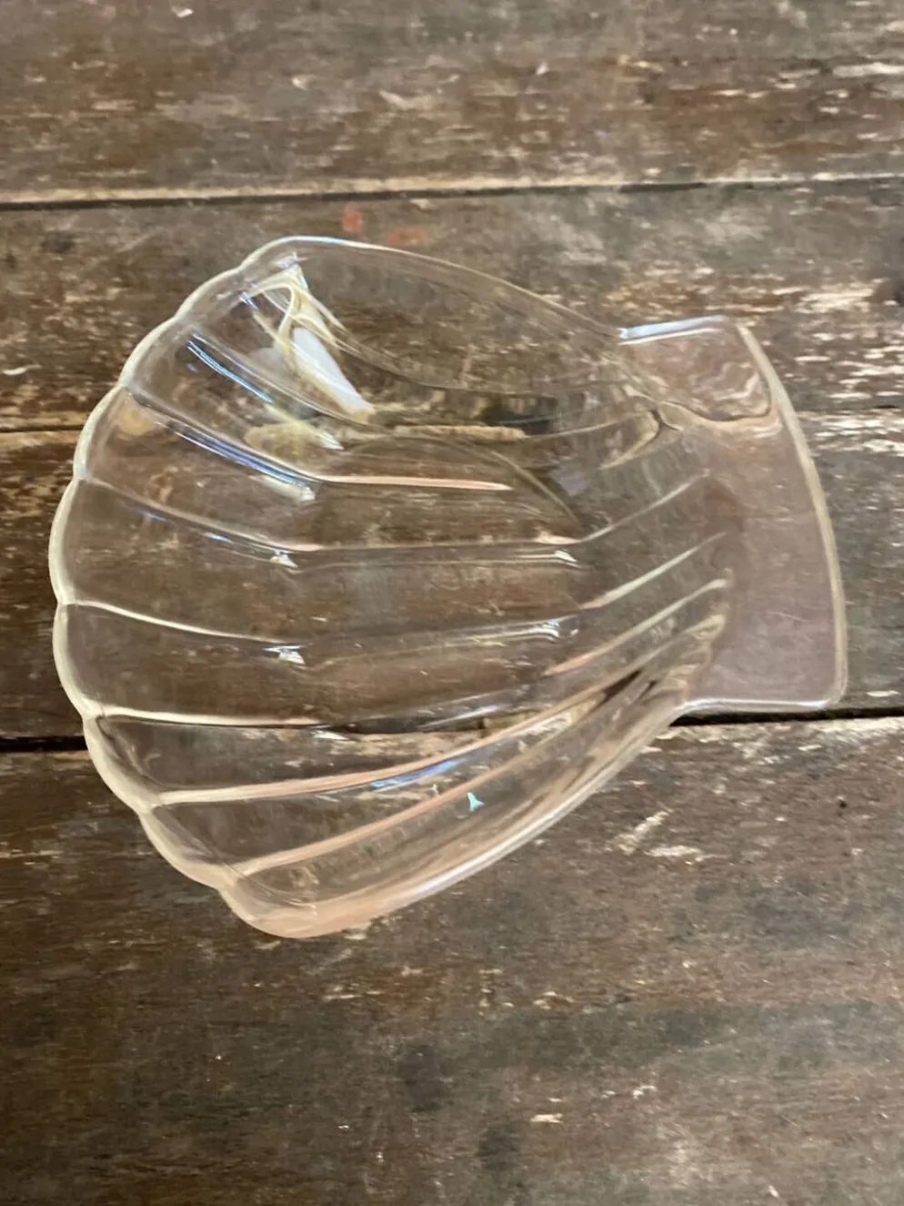 Série 11 Coupelles PYREX Forme Coquille St Jacques Verre Moulé France