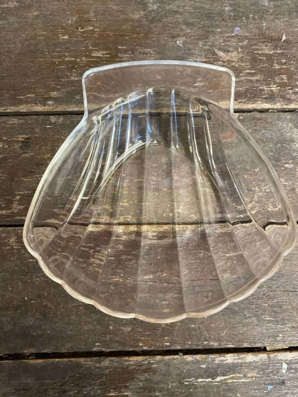 Série 11 Coupelles PYREX Forme Coquille St Jacques Verre Moulé France