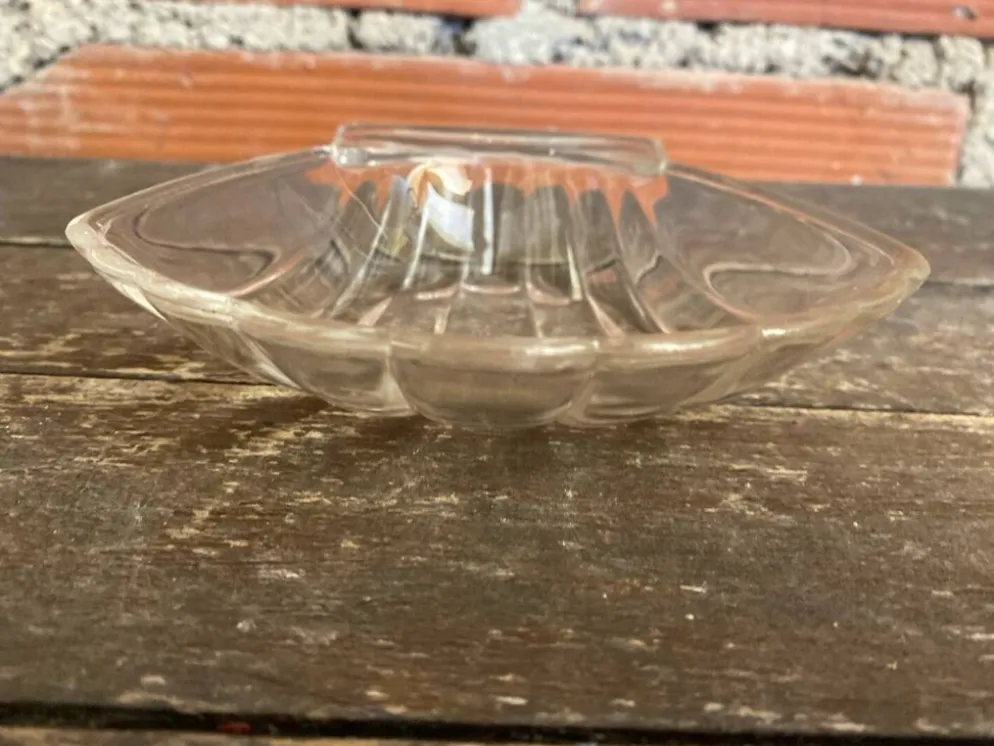 Série 11 Coupelles PYREX Forme Coquille St Jacques Verre Moulé France