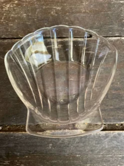 Série 11 Coupelles PYREX Forme Coquille St Jacques Verre Moulé France