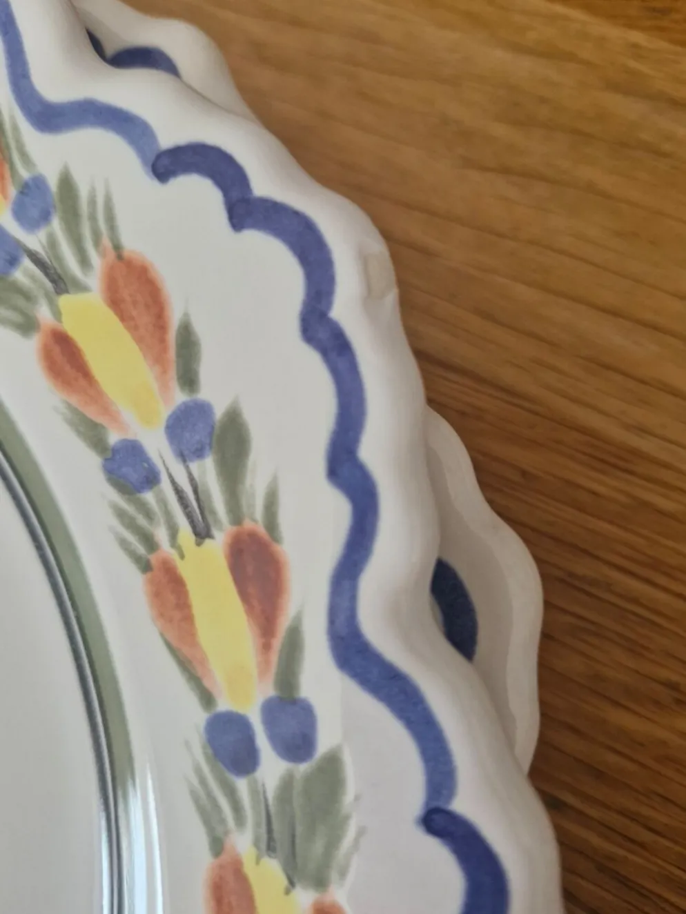 Série de 6 assiettes bretonnes