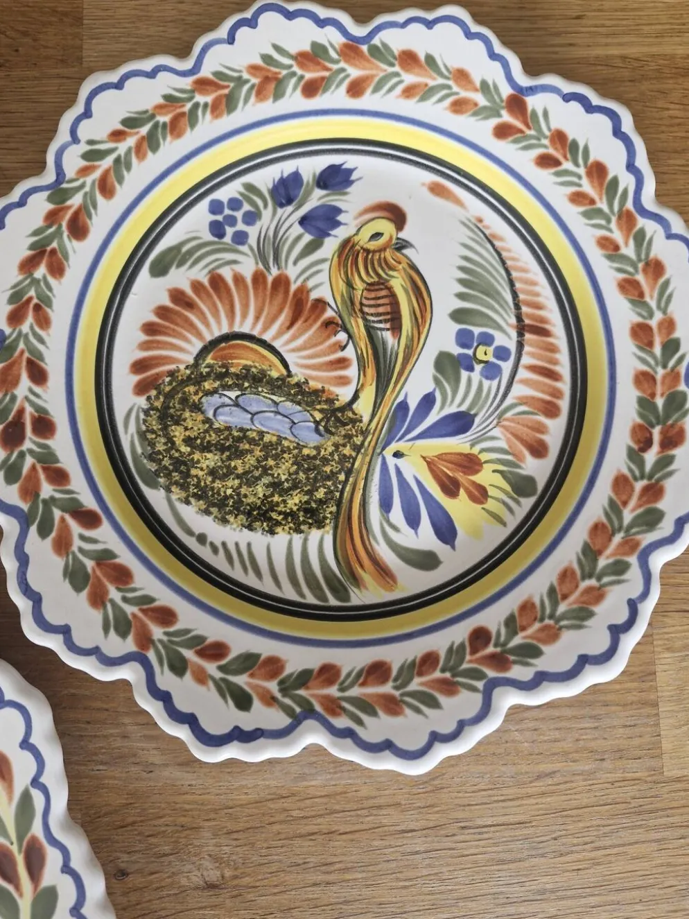 Série de 6 assiettes bretonnes