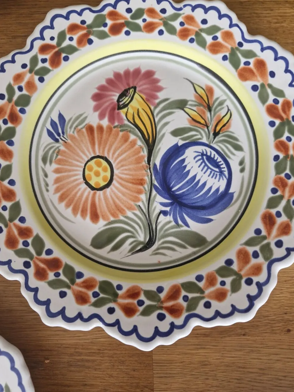 Série de 6 assiettes bretonnes