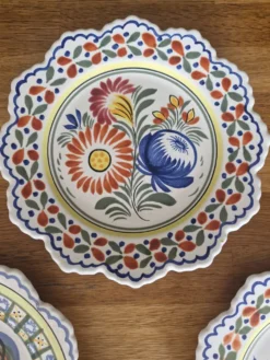 Série de 6 assiettes bretonnes