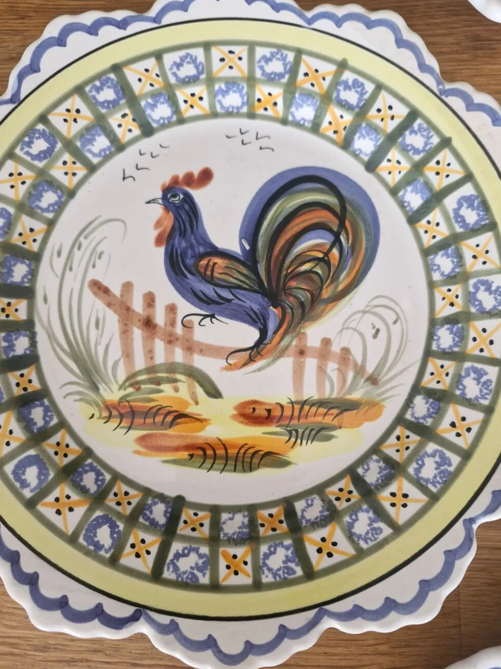 Série de 6 assiettes bretonnes