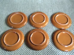 Série de 6 assiettes à dessert