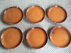 Série de 6 assiettes à dessert