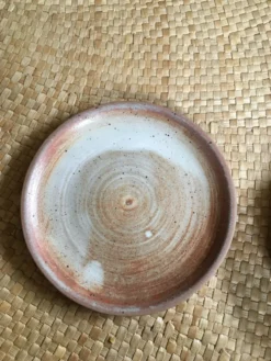 Série de 6 assiettes à dessert en grès