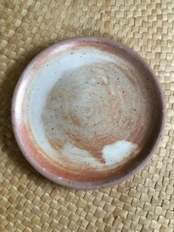 Série de 6 assiettes à dessert en grès