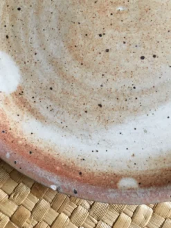 Série de 6 assiettes à dessert en grès