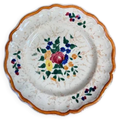 Série de 12 assiettes à dessert Longchamp Mistral