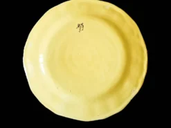 Série de 10 assiettes à dessert vintage Martres-Tolosane Décor Rose Bleue