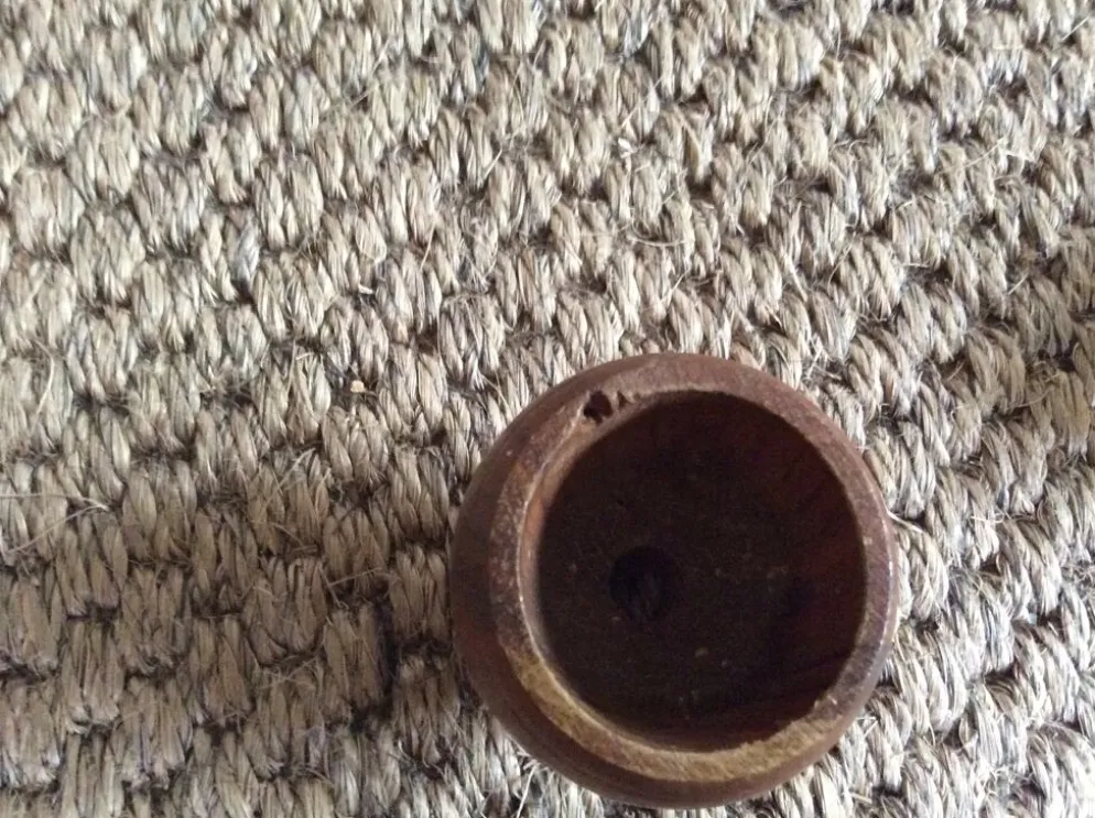 Série de 6 coquetiers en bois