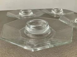 Série de 4 coquetiers octogonaux vintage, France